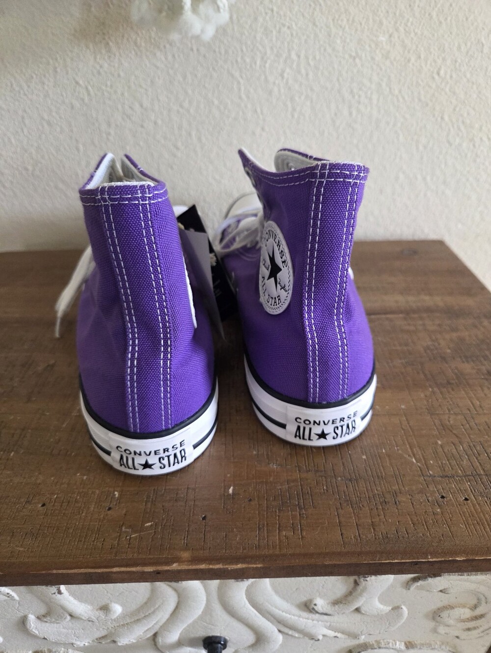 Converse Chuck Taylor All Star High-Top Sneaker Size 9 New Electric Purple Y2K - Picture 4 of 9